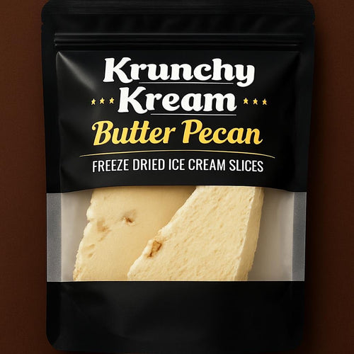 Butter Pecan Freeze Dried Ice Cream Slices - Krunchy Kream