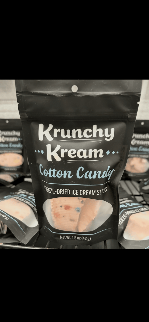 Cotton Candy Freeze-Dried Ice Cream Slices - Krunchy Kream