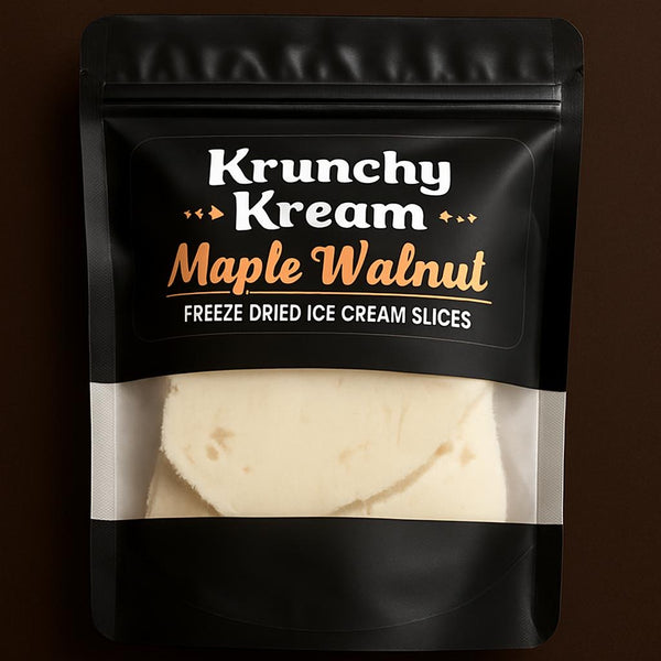 Maple Walnut Freeze Dried Ice Cream Slices